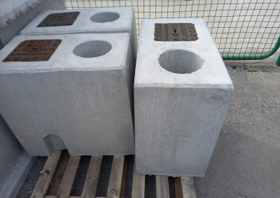 Betonski podstavki za javno razsvetljavo